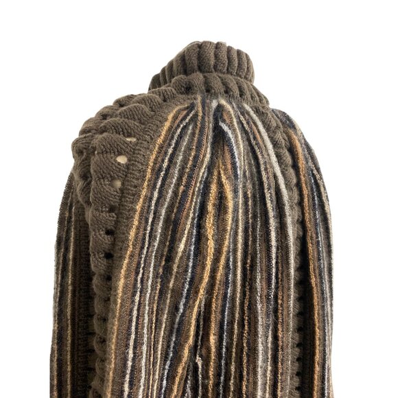 Missoni Made In Italy Striped Knit Wool Cardigan Coat Size 40 - Picture 13 of 16